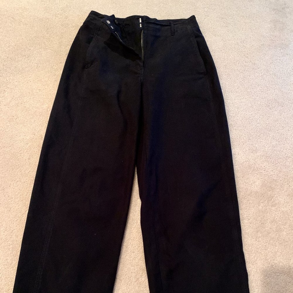 Aritzia Wilfred Black Wide Leg Pants